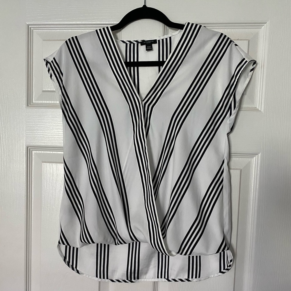 Ann Taylor Wrap Shirt